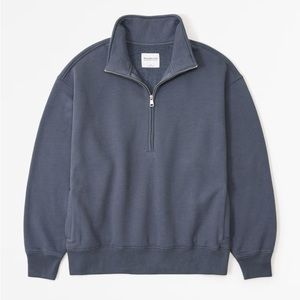 Abercrombie & Fitch Essential Vintage Sunday Half-Zip